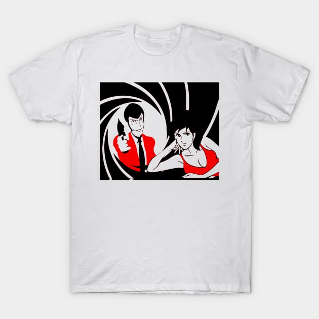 Lupin the 3rd and Fujiko Mine Lupin T Shirt TeePublic